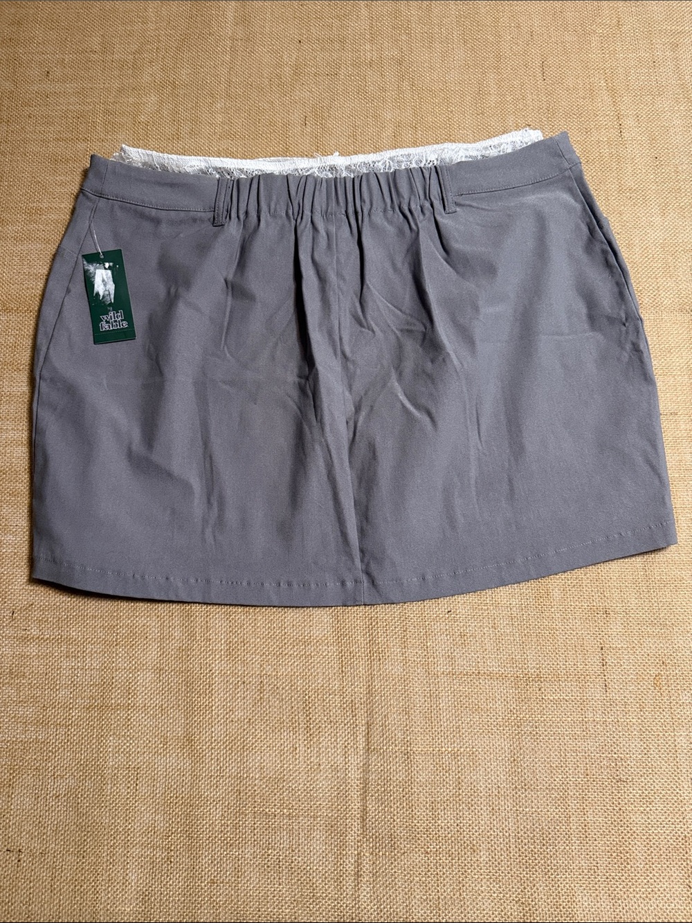 wild fable Gray Mini Skirt - Picture 5 of 5